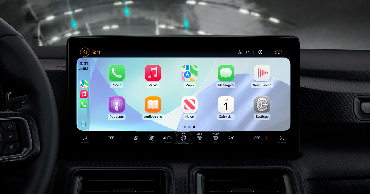 Design CarPlay en mode clair Design CarPlay en mode clair