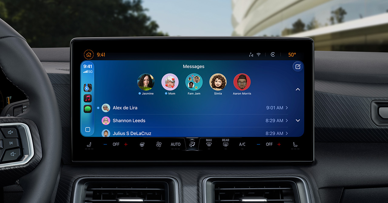 Conversations verrouillées dans CarPlay Conversations verrouillées dans CarPlay