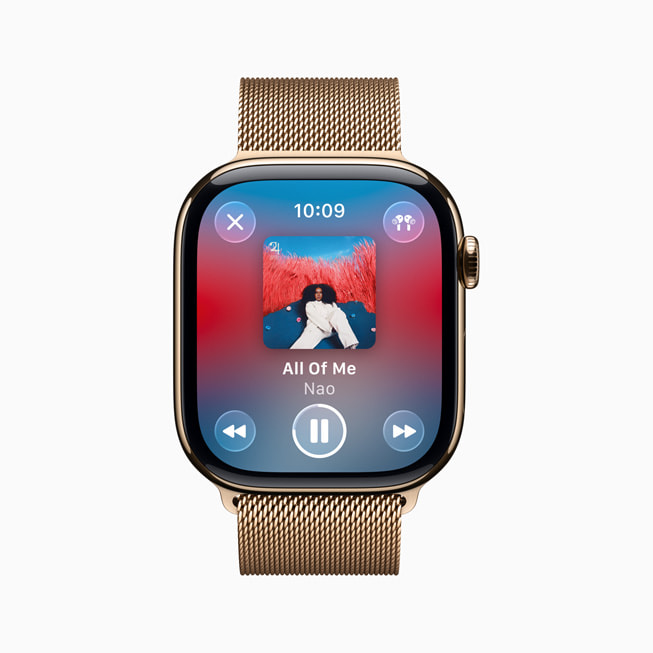 Design Now Playing mis à jour dans watchOS 26 Design Now Playing mis à jour dans watchOS 26
