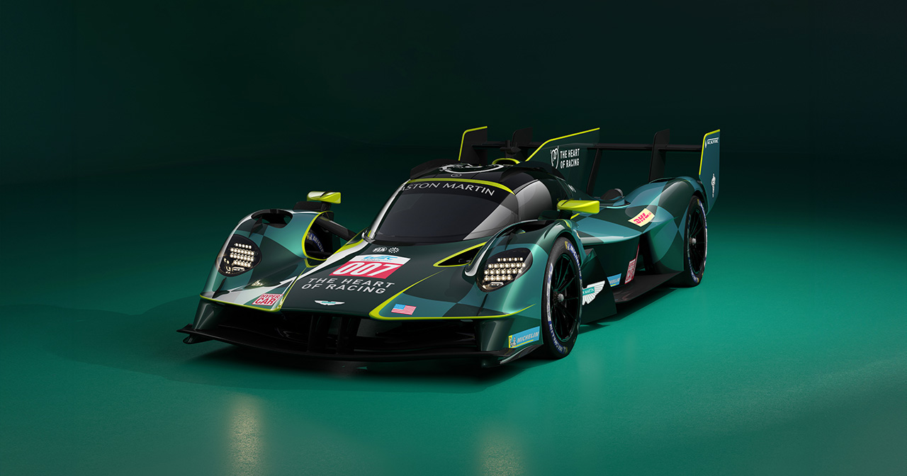 Aston Martin Valkyrie LMH à l'essai.