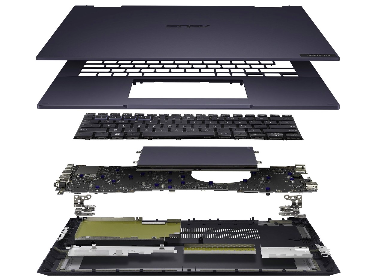 Test du ASUS ExpertBook B7 Flip (B7402FEA): un ordinateur portable d'entreprise phare avec un boîtier robuste-15