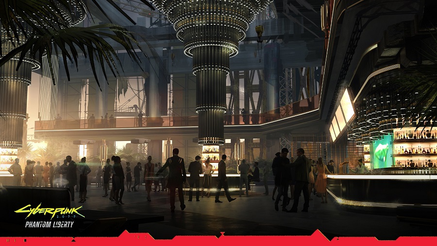 Un club d'élite dans une cathédrale capturée : sur la nouvelle illustration de l'extension Phantom Liberty pour Cyberpunk 2077, les développeurs ont montré le lieu de repos, de négociations et de conclusion d'accords importants des personnes les plus infl-2