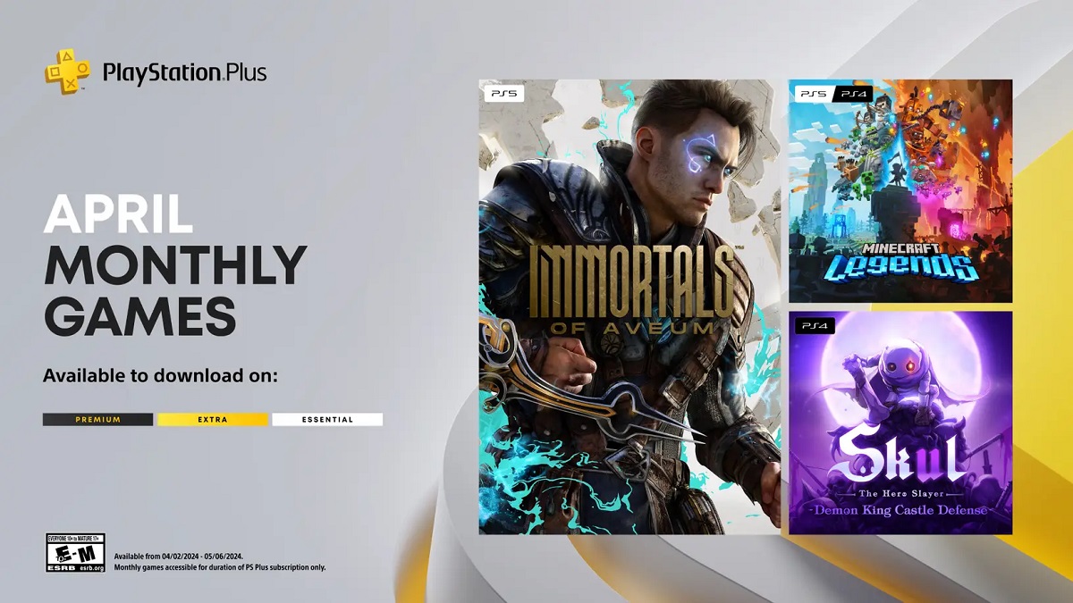 Sony a nommé trois jeux que les abonnés de base au PlayStation Plus recevront en avril.