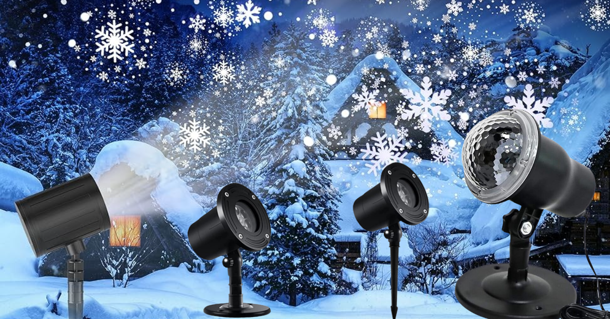 projecteur de flocons de neige