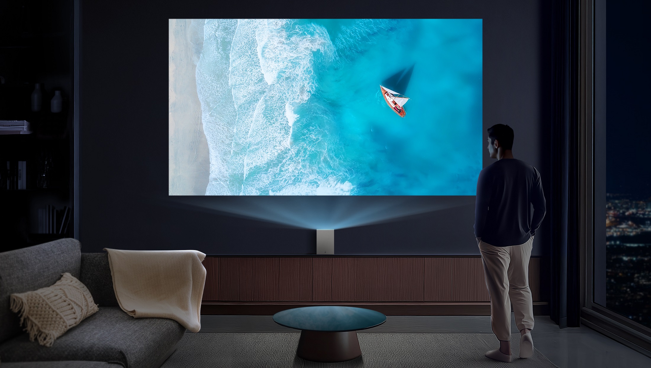 Projecteur LG PU615U. Illustration : LG