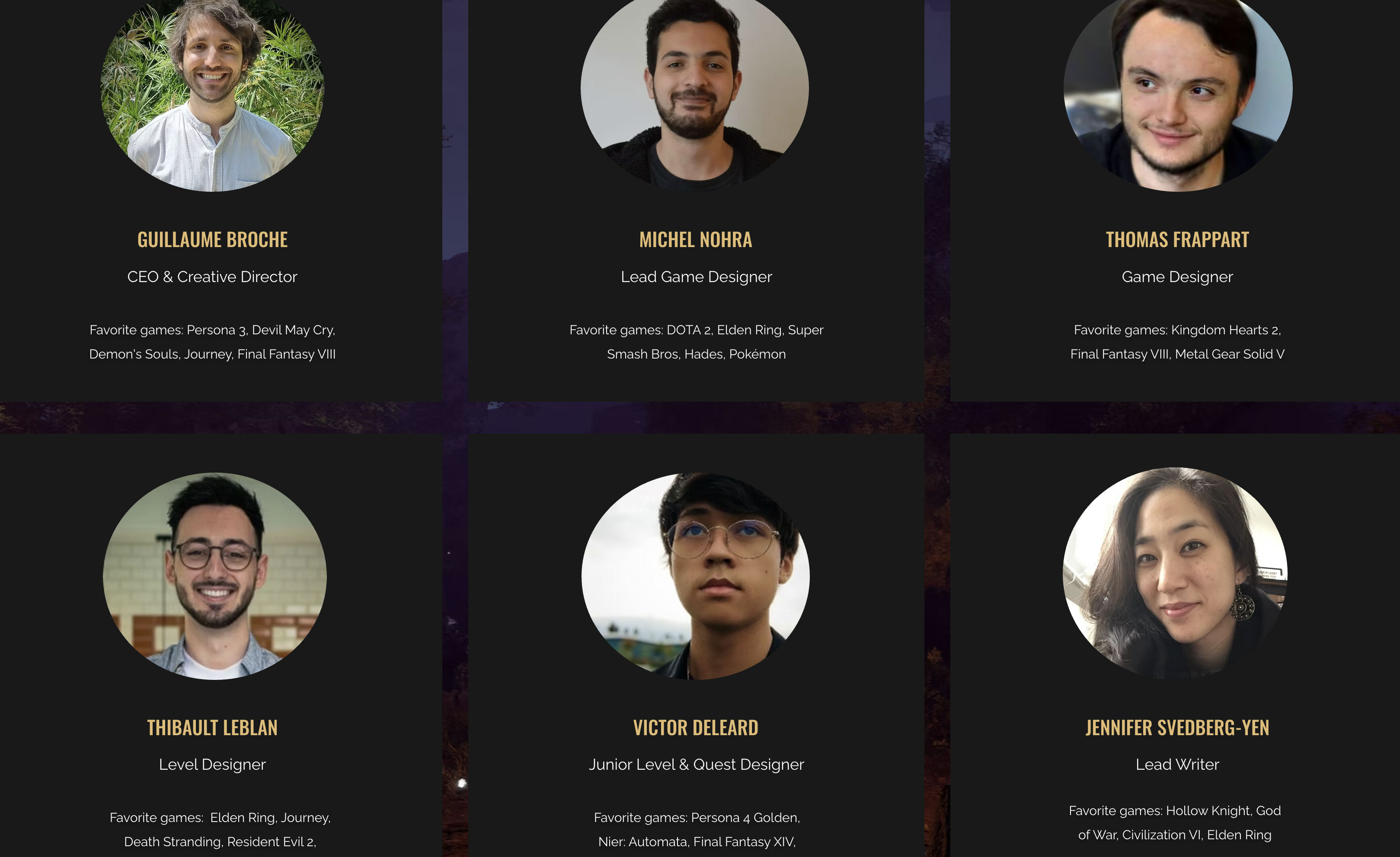 Dirigeants de Sandfall Interactive. Illustration : Sandfall Interactive