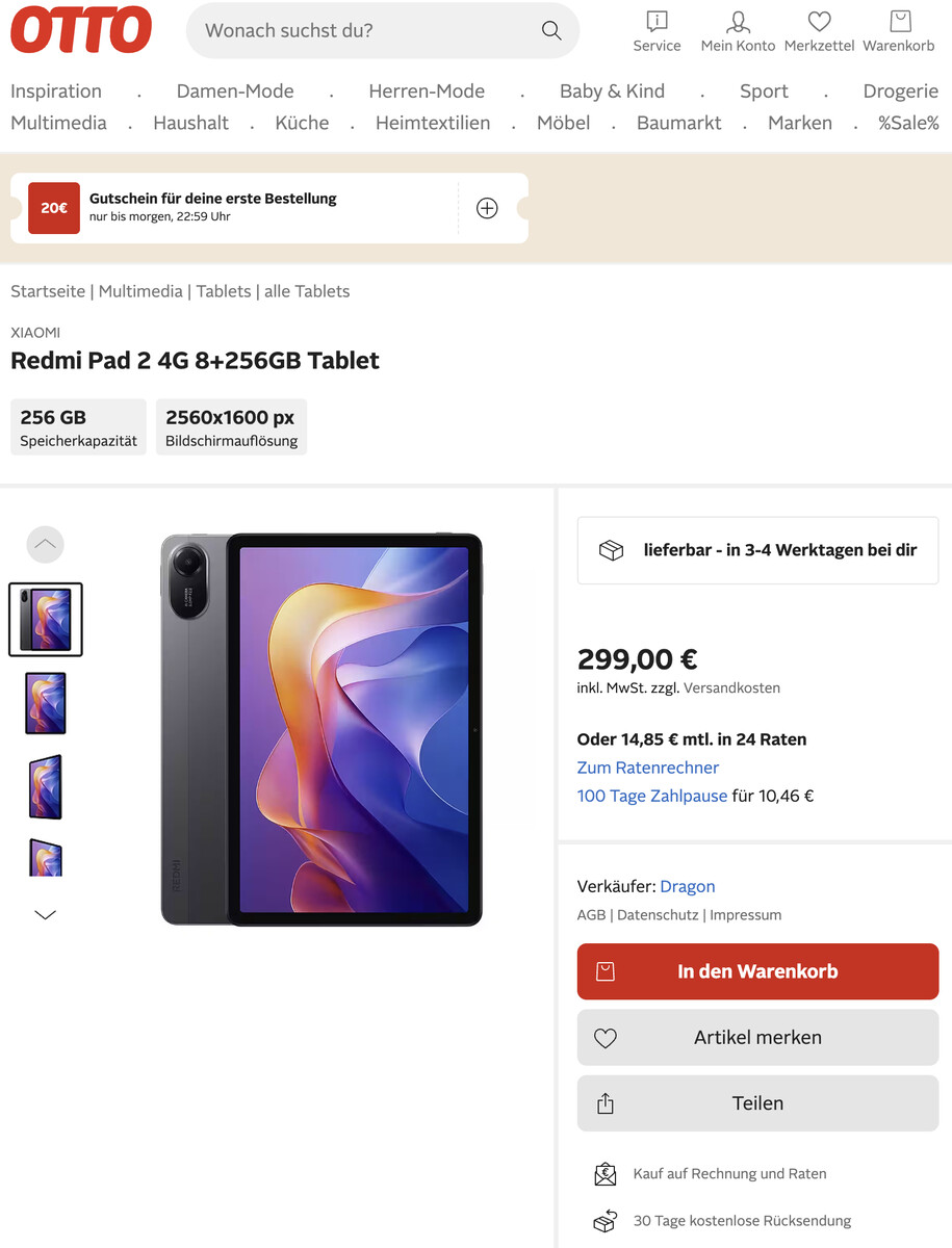 Xiaomi Redmi Pad 2 - prix et configurations - prix et configurations Xiaomi Redmi Pad 2 - prix et configurations - prix et configurations