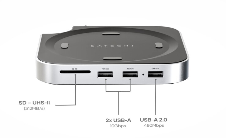Station d'accueil Satechi pour Mac mini, partie inférieure Station d'accueil Satechi pour Mac mini, partie inférieure