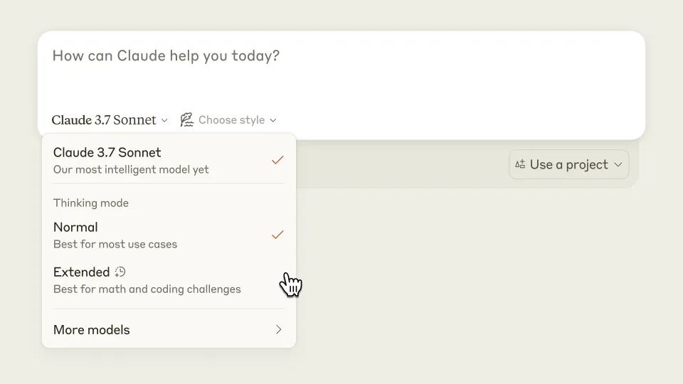 Nouvelle option pour Claude chatbot