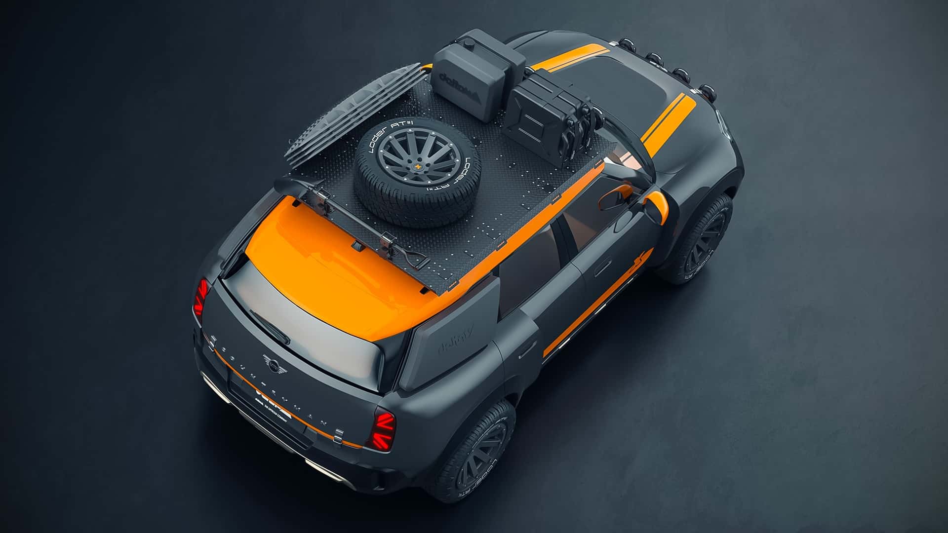 Mini Countryman de style Dakar, vue 3 Mini Countryman de style Dakar, vue 3