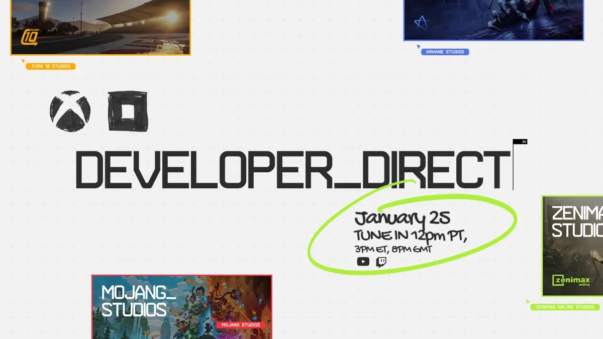 C'est officiel : Microsoft organisera une présentation de jeux Developer_Direct le 25 janvier. C'est officiel : Microsoft organisera une présentation de jeux Developer_Direct le 25 janvier.