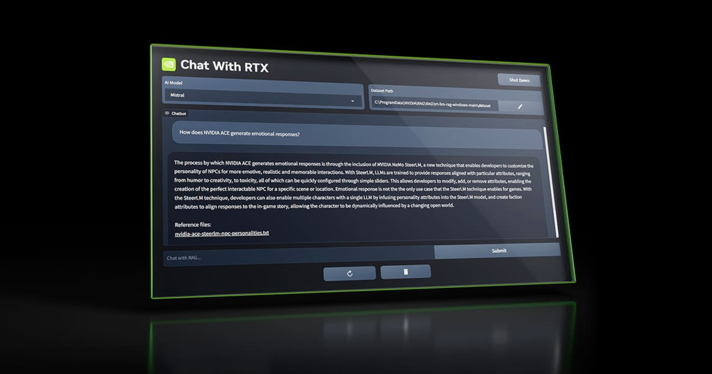 NVIDIA a lancé un chatbot qui fonctionne directement sur le PC de l'utilisateur. NVIDIA a lancé un chatbot qui fonctionne directement sur le PC de l'utilisateur.