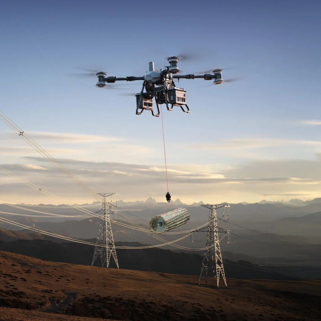DJI FlyCart 100 dans les airs