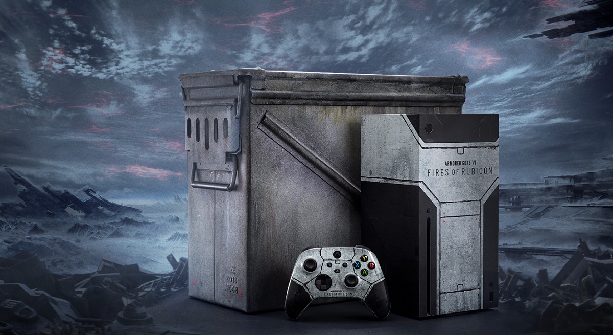 Microsoft invite les utilisateurs de Twitter/X à participer à un tirage au sort pour gagner une console Xbox Series X unique dans le style d'Armored Core 6 Fires of Rubicon. Microsoft invite les utilisateurs de Twitter/X à participer à un tirage au sort pour gagner une console Xbox Series X unique dans le style d'Armored Core 6 Fires of Rubicon.