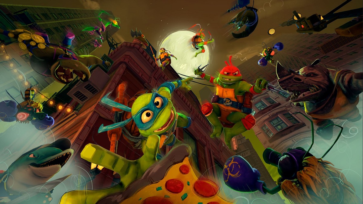 On n'a jamais trop de tortues ! Outright Games a annoncé un jeu d'action basé sur le film d'animation Teenage Mutant Ninja Turtles : Mutant Mayhem. On n'a jamais trop de tortues ! Outright Games a annoncé un jeu d'action basé sur le film d'animation Teenage Mutant Ninja Turtles : Mutant Mayhem.