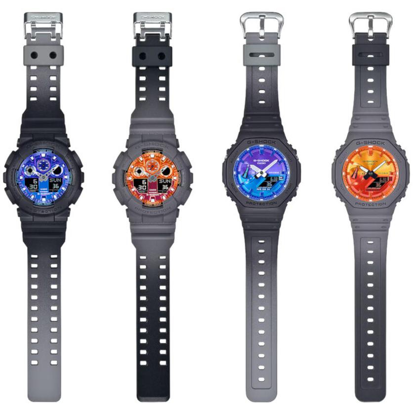 Montre G-Shock Flame Inside avec dégradé d'orange Montre G-Shock Flame Inside avec dégradé d'orange