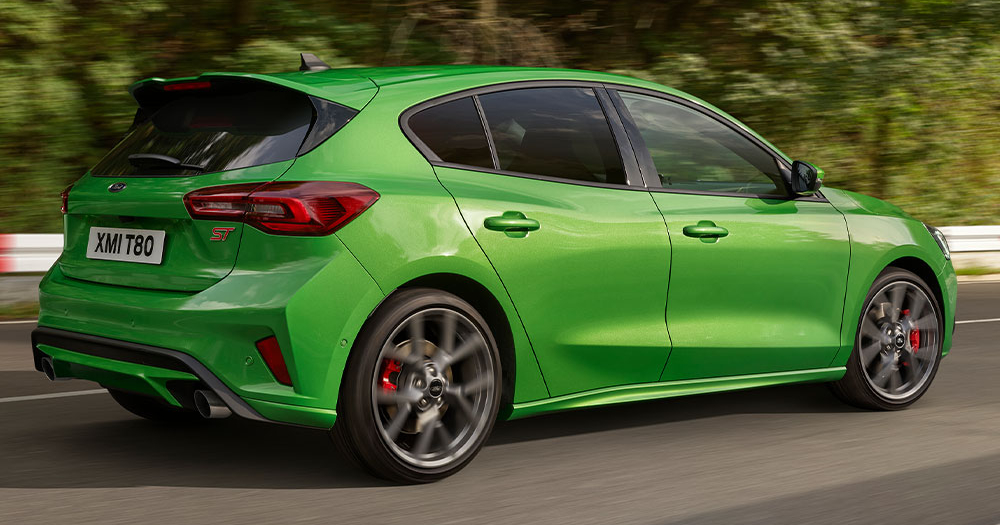 Ford Focus ST with a powerful turbo engine Ford Focus ST with a 2.3-litre Ecoboost turbo engine with 280bhp.
