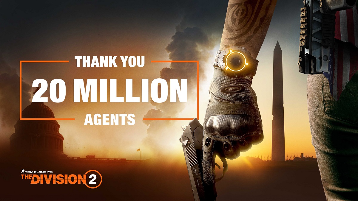 Le jeu de tir Division 2 a attiré plus de 20 millions de joueurs. Les développeurs sont reconnaissants de l'attention portée à leur jeu et vous invitent à une diffusion en direct de la prochaine mise à jour majeure.