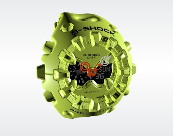 Montre G-Shock GA-V01 en vert lime Montre G-Shock GA-V01 en vert lime
