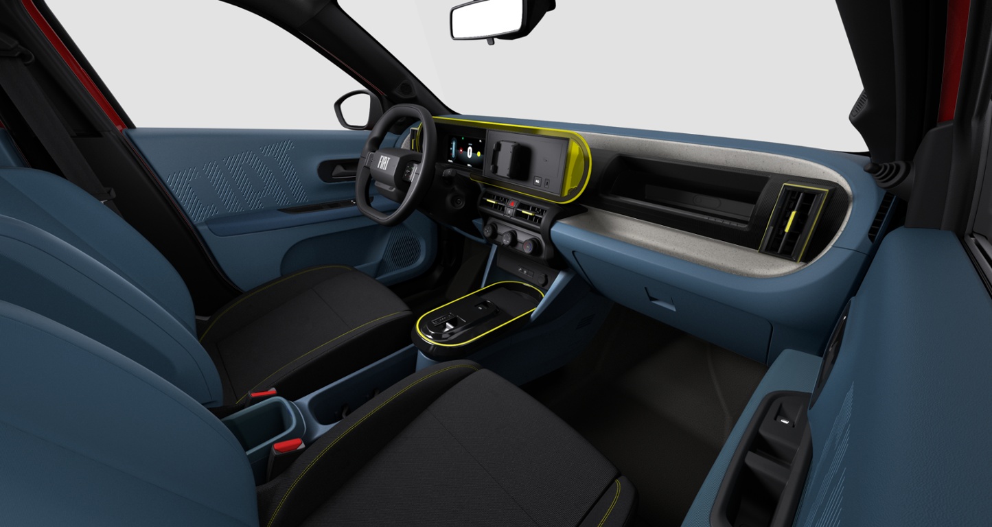 Intérieur de la Fiat Grande Panda Intérieur de la Fiat Grande Panda