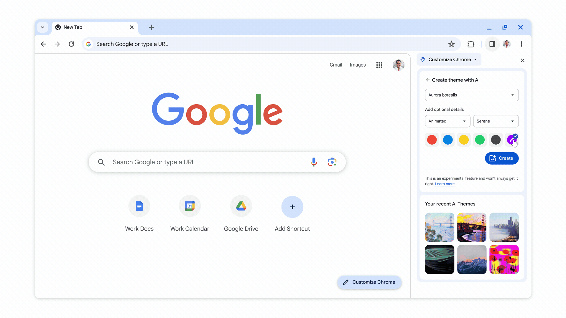 Google Chrome s'enrichit de fonctions d'intelligence artificielle, notamment d'un assistant d'écriture, d'un générateur de thèmes et d'un organisateur d'onglets.-4 Google Chrome s'enrichit de fonctions d'intelligence artificielle, notamment d'un assistant d'écriture, d'un générateur de thèmes et d'un organisateur d'onglets.-4