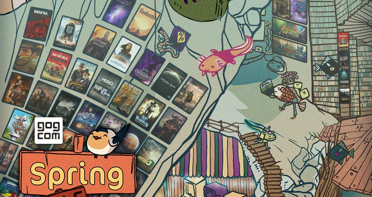GOG organise une grande vente de printemps avec 5 500 jeux disponibles avec des réductions allant jusqu'à 95 %.