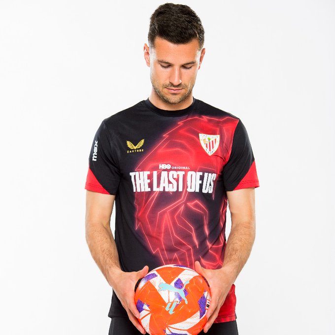 Athletic Bilbao - maillot avec la publicité de The Last of Us