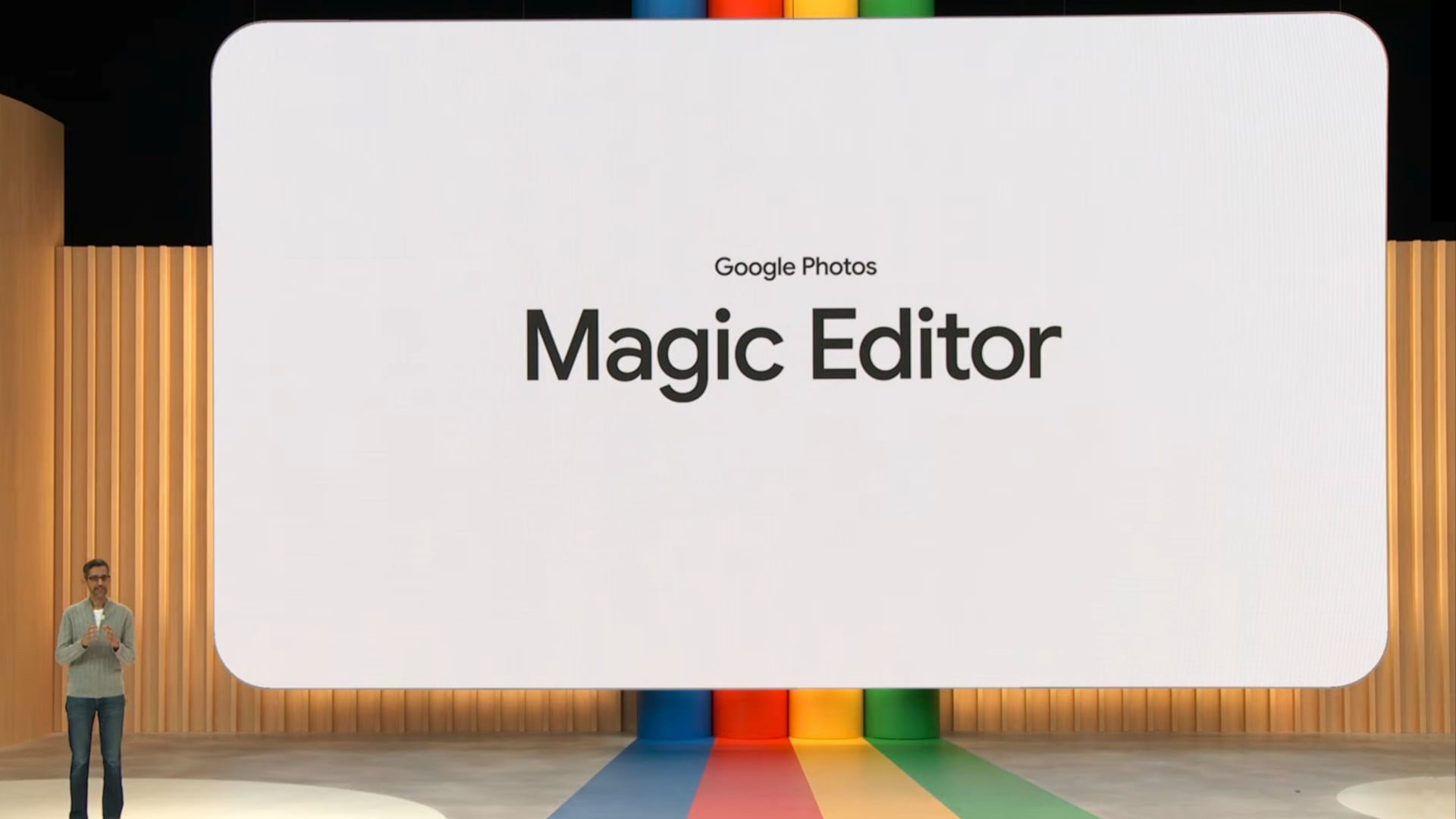 L'éditeur magique de Google Photos ne permet pas de modifier les visages, les documents ou les objets de grande taille. L'éditeur magique de Google Photos ne permet pas de modifier les visages, les documents ou les objets de grande taille.