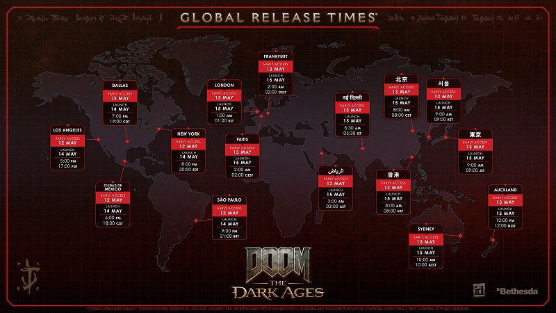 DOOM : Les âges sombres Affiche du jeu DOOM : Les âges sombres