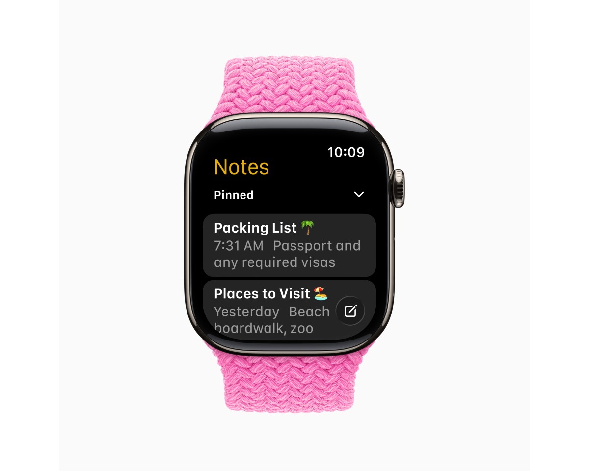 Galerie des nouvelles fonctionnalités de watchOS 26 Galerie des nouvelles fonctionnalités de watchOS 26