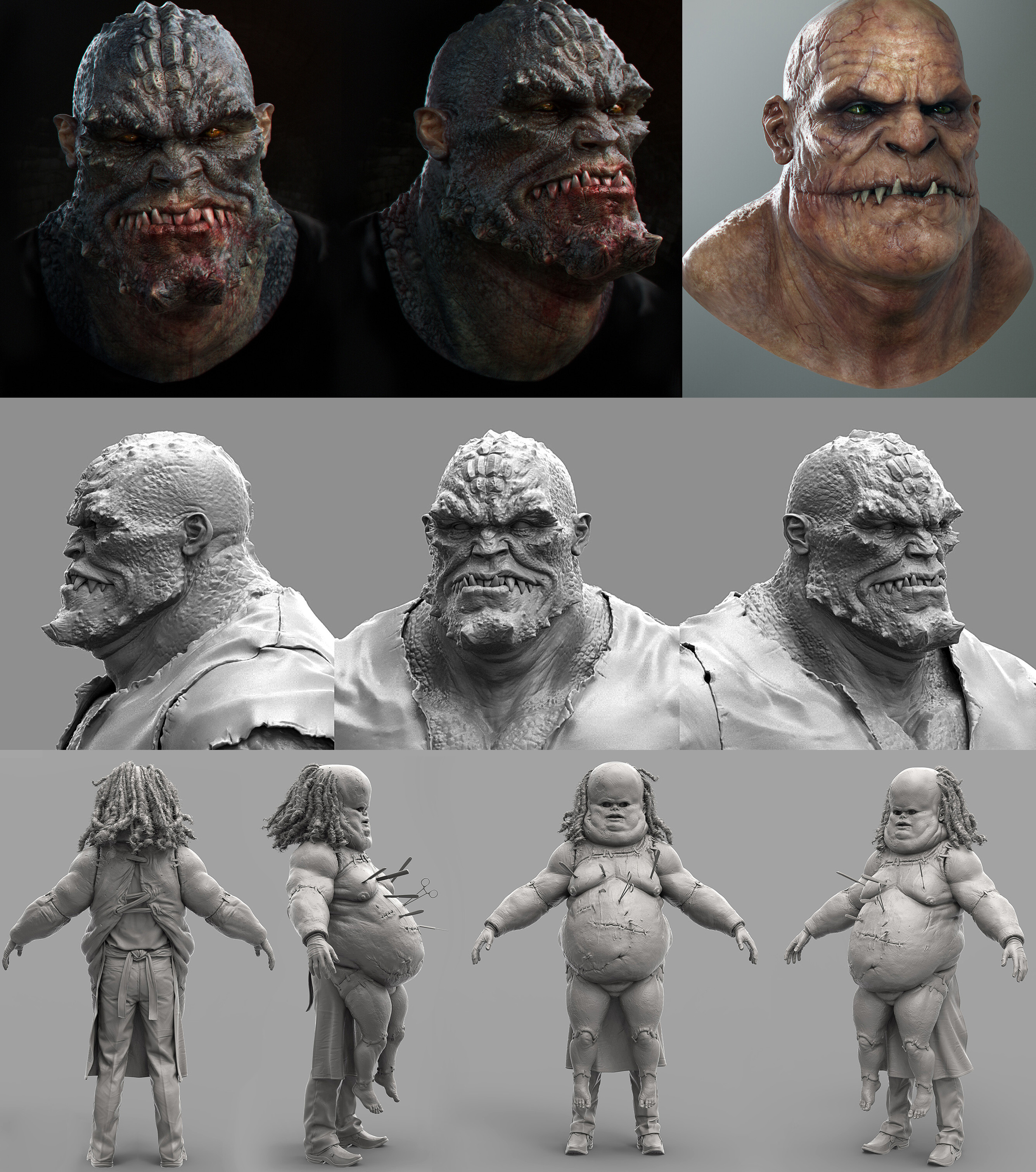 Concept art de la Huntress Concept art de la Huntress