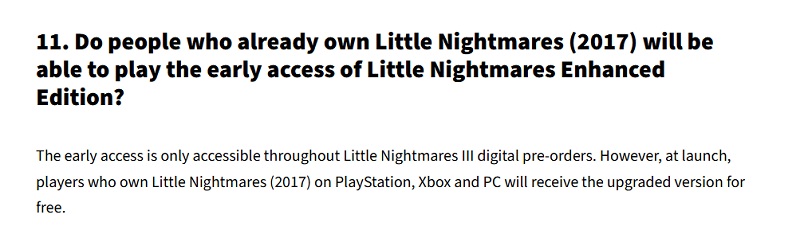 Little Nightmares: Enhanced Edition Image promo pour Little Nightmares: Enhanced Edition
