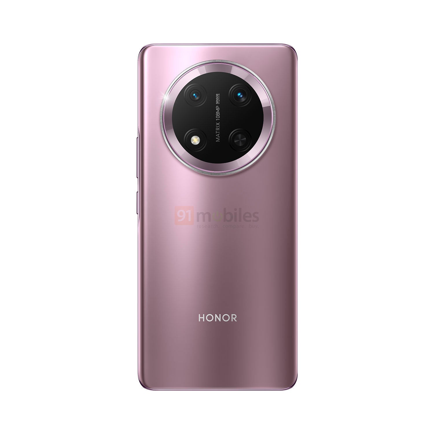 Rendu du Honor Magic 7 Lite, panneau arrière