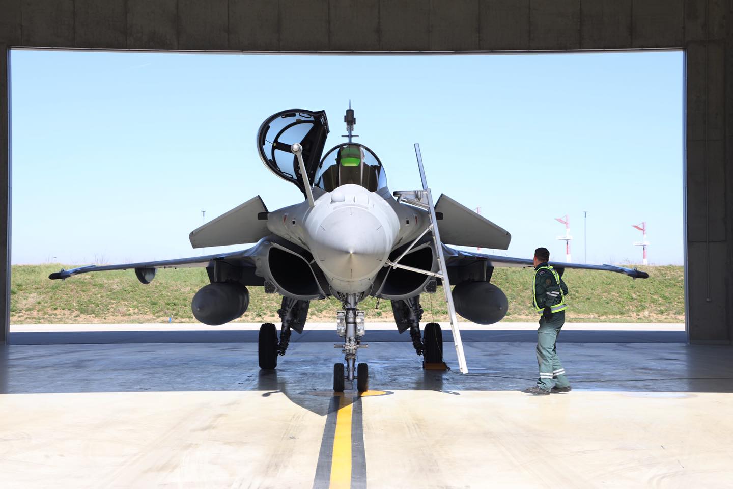 L'avion de chasse Rafale de l'armée de l'air croate
