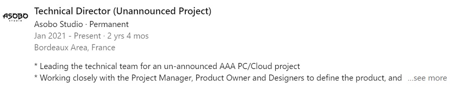 Les développeurs de A Plague Tale d'Asobo Studio travaillent sur un nouveau projet à gros budget pour PC et services cloud.-2 Les développeurs de A Plague Tale d'Asobo Studio travaillent sur un nouveau projet à gros budget pour PC et services cloud.-2