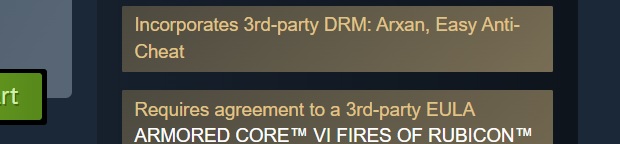 Pirates et tricheurs, n'essayez même pas ! Armored Core VI : Fires of Rubicon sera protégé par deux systèmes à la fois-2 Pirates et tricheurs, n'essayez même pas ! Armored Core VI : Fires of Rubicon sera protégé par deux systèmes à la fois-2