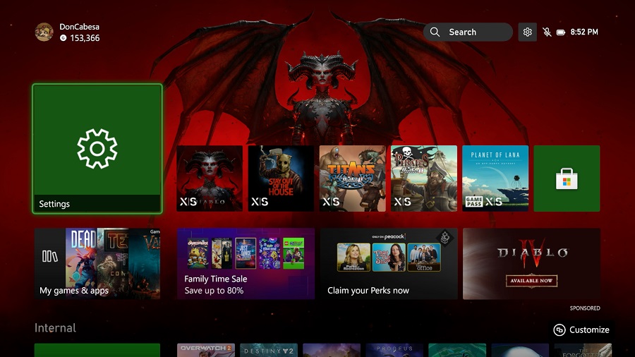 Thème dynamique inspiré de Diablo IV disponible gratuitement pour les consoles Xbox Series-2