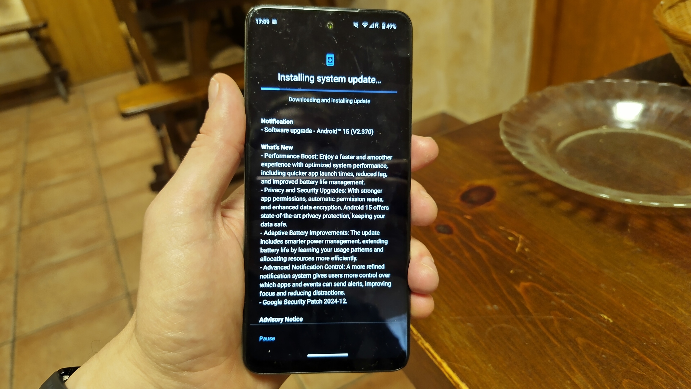 Mise à jour Android 15 pour HMD Pulse Pro