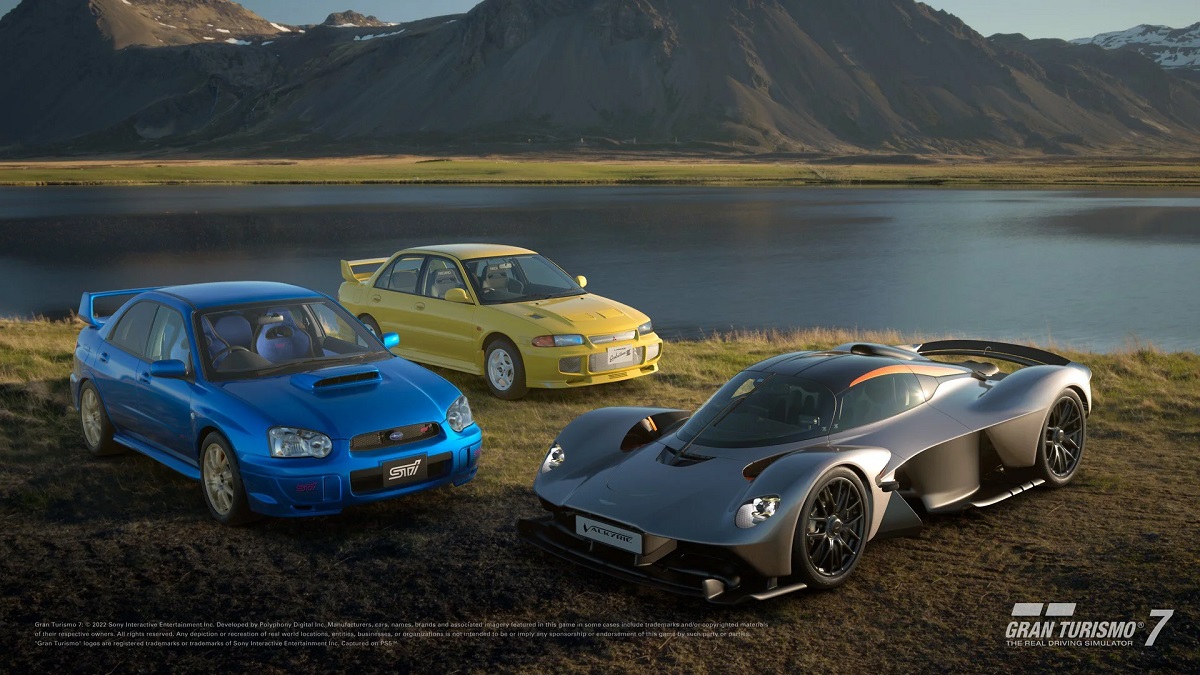 Les développeurs de Gran Turismo® 7 ont ajouté trois voitures emblématiques au jeu dans une mise à jour de juin : l'Aston Martin Valkyrie, la Mitsubishi Lancer et la Subaru Impreza, ainsi que de nombreux nouveaux contenus. Les développeurs de Gran Turismo® 7 ont ajouté trois voitures emblématiques au jeu dans une mise à jour de juin : l'Aston Martin Valkyrie, la Mitsubishi Lancer et la Subaru Impreza, ainsi que de nombreux nouveaux contenus.