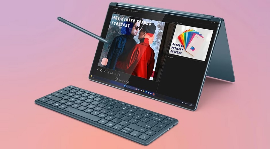 Travailler avec des gestes sur le Yoga Book 9i Travailler avec des gestes sur le Yoga Book 9i
