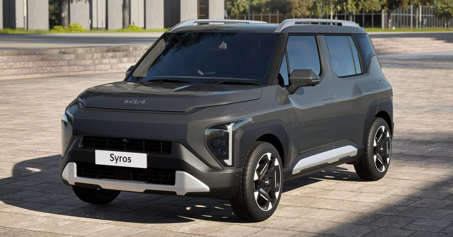 Kia Syros, un crossover compact au design anguleux