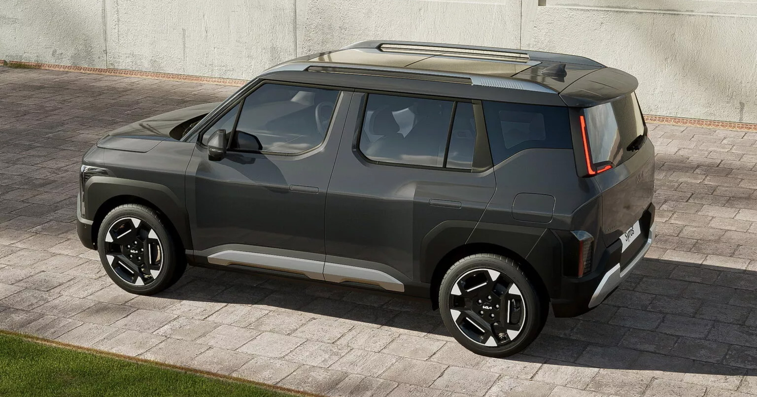 Kia Syros en couleur Aurora Black Pearl