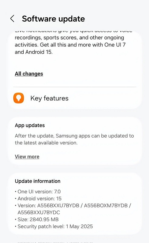 Mise à jour One UI 7 pour les smartphones Samsung Mise à jour One UI 7 pour les smartphones Samsung