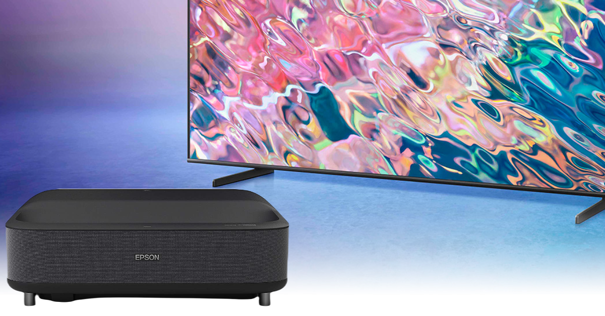 laser projector vs tv laser projector vs tv
