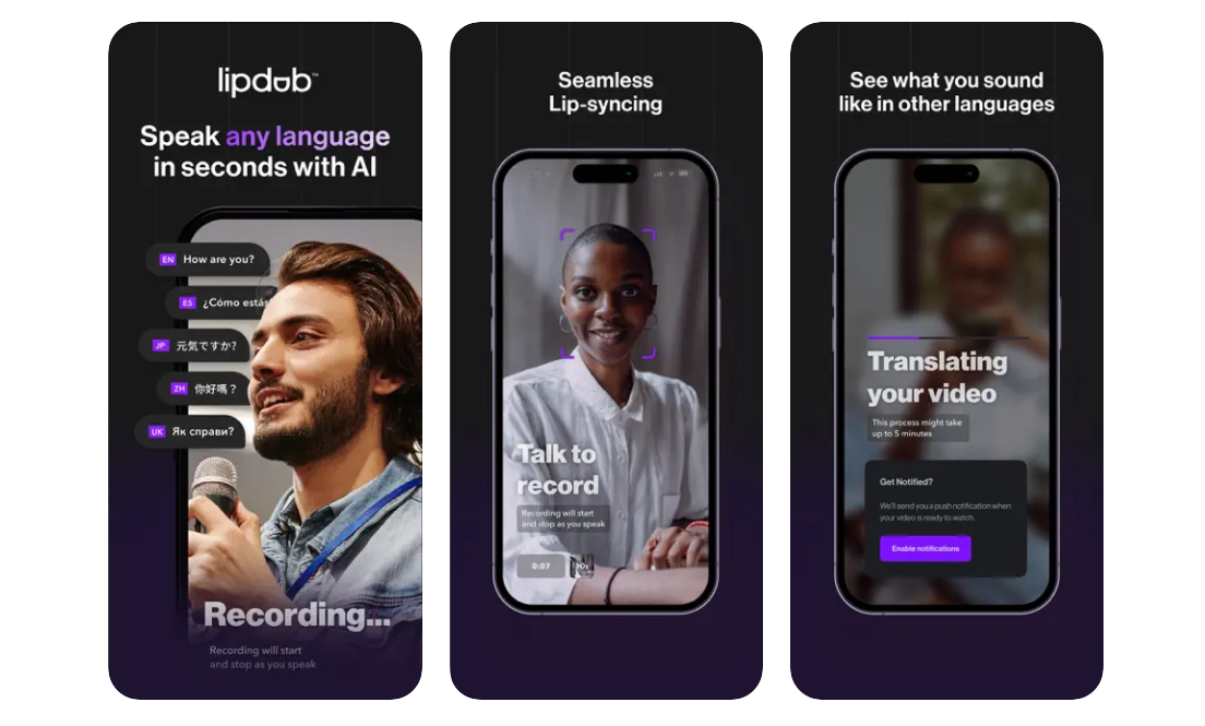 Captions lance l'application Lipdub AI pour le doublage de vidéos en 28 langues Captions lance l'application Lipdub AI pour le doublage de vidéos en 28 langues
