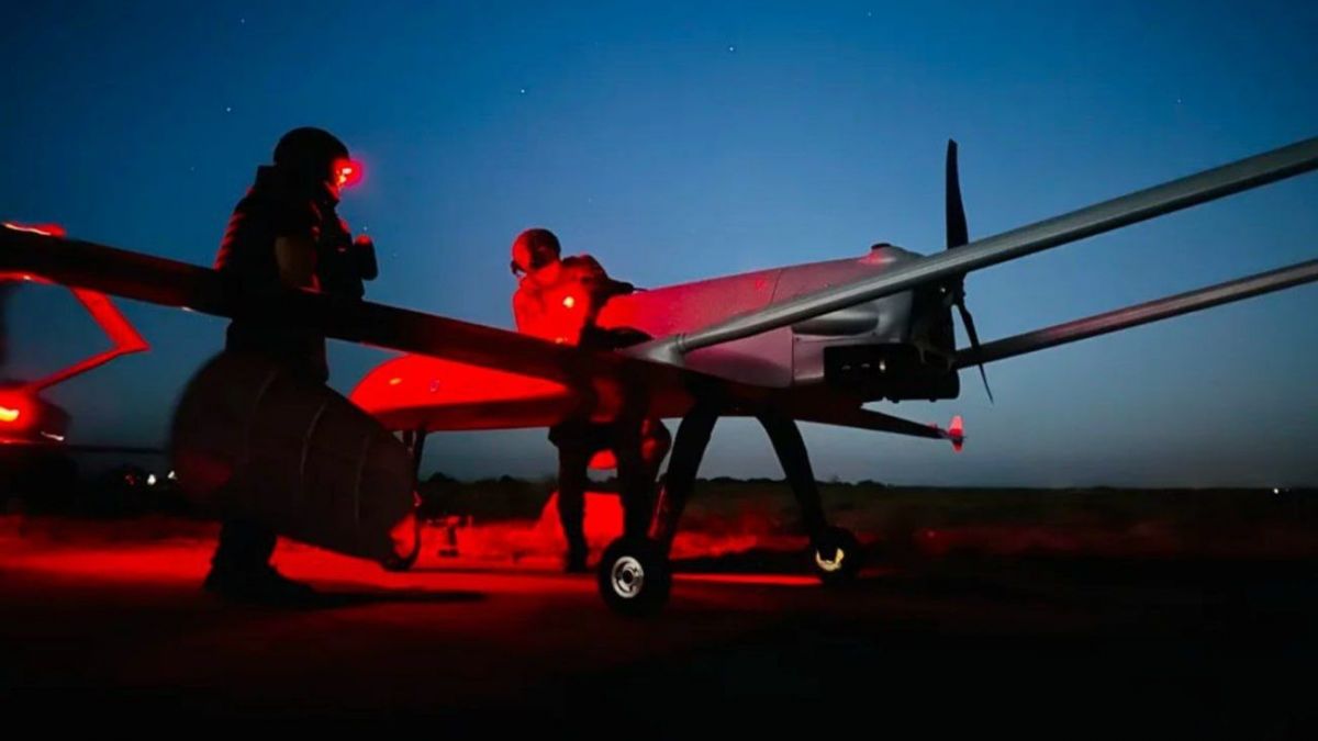 Drone d'attaque ukrainien "Lutyi" (en anglais) Drone d'attaque ukrainien "Lutyi" (en anglais)