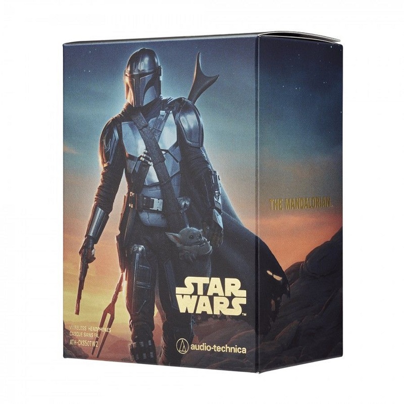 Casque d'écoute "Mandalorians" avec matériel de couleur argentée