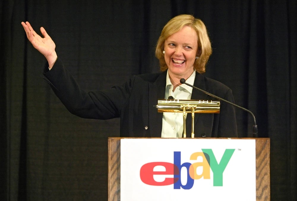 Meg Whitman, PDG d'eBay. Illustration : NBC News