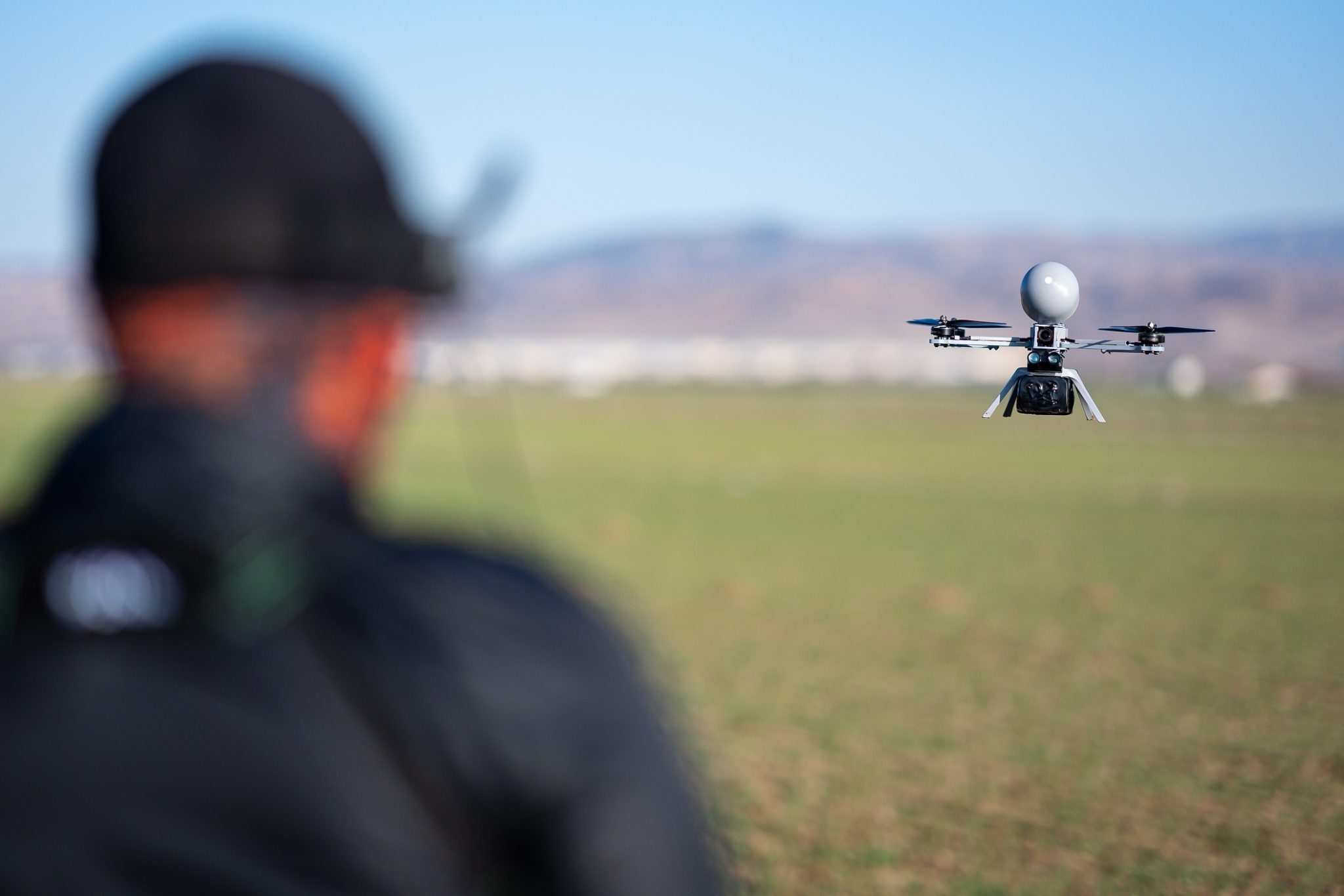 Le drone FPV MERKÜT en vol