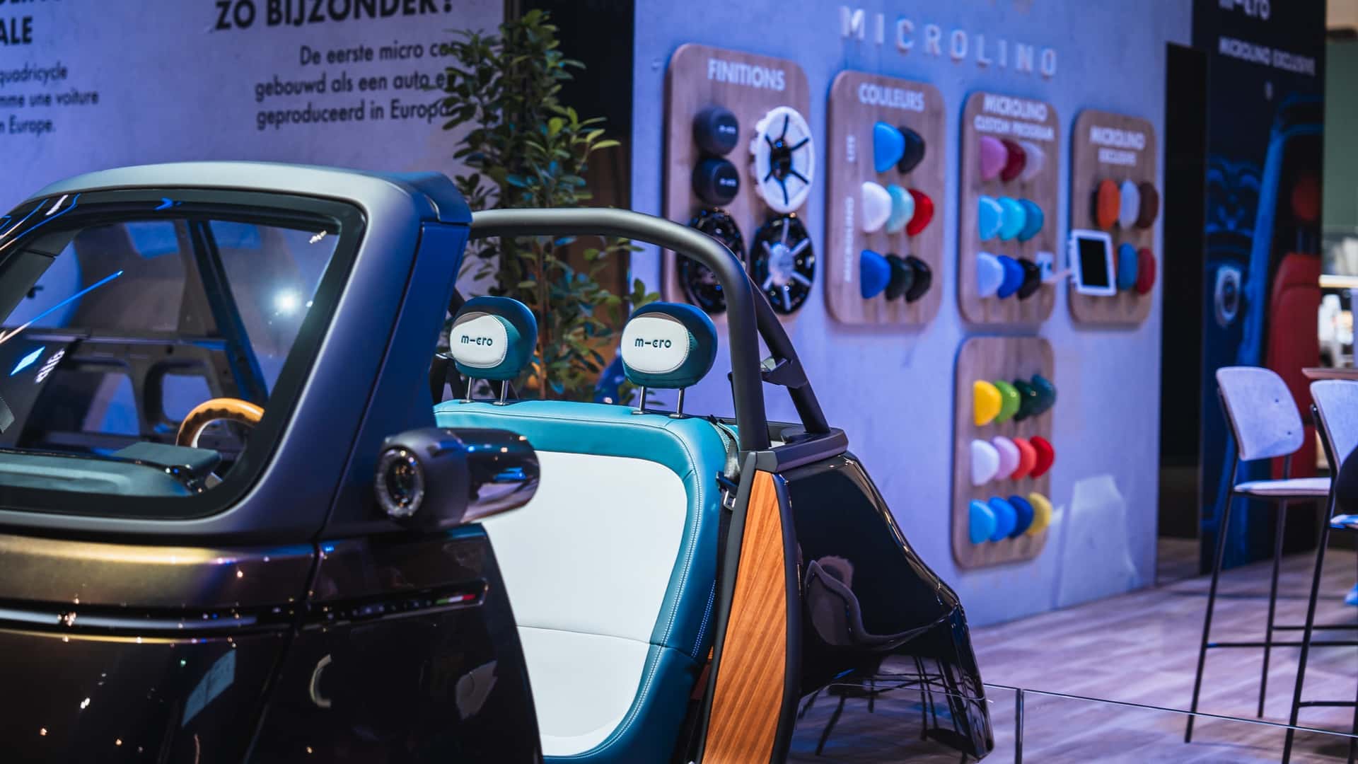 Microlino Spider au Salon de l'auto de Bruxelles 2025 - view 2